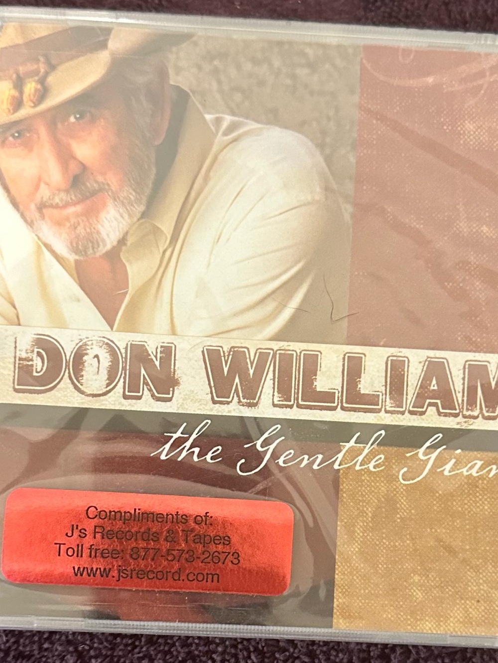 Don Williams The Gentle Giant CD New and Sealed still